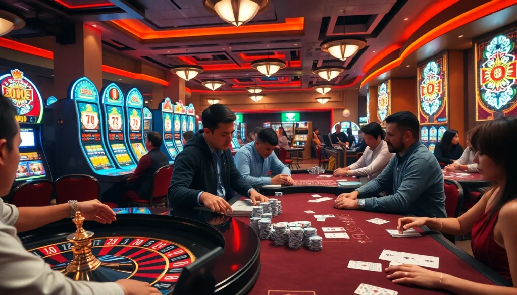 Experience the thrill of winning as players enjoy the bdg game login at vibrant casino tables filled with excitement and action.