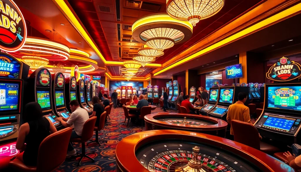 Gamble in luxury at https://hz88.my/ casino, featuring vibrant slot machines and exciting poker tables.