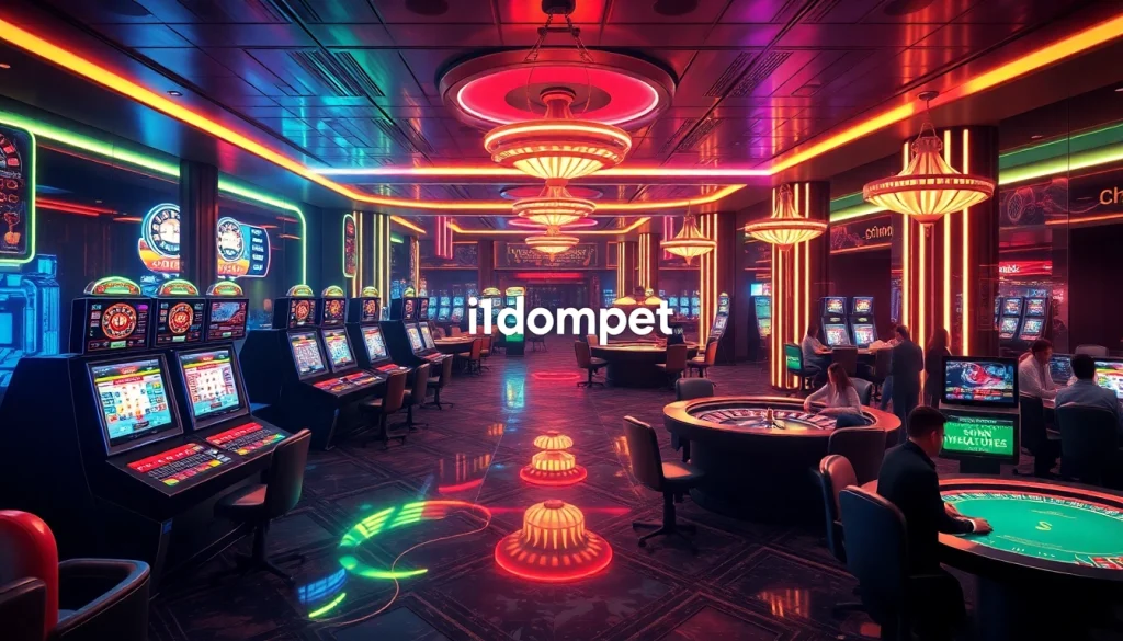 Experience the thrill of winning at i1dompet's online casino featuring dynamic gameplay and luxurious gaming elements.